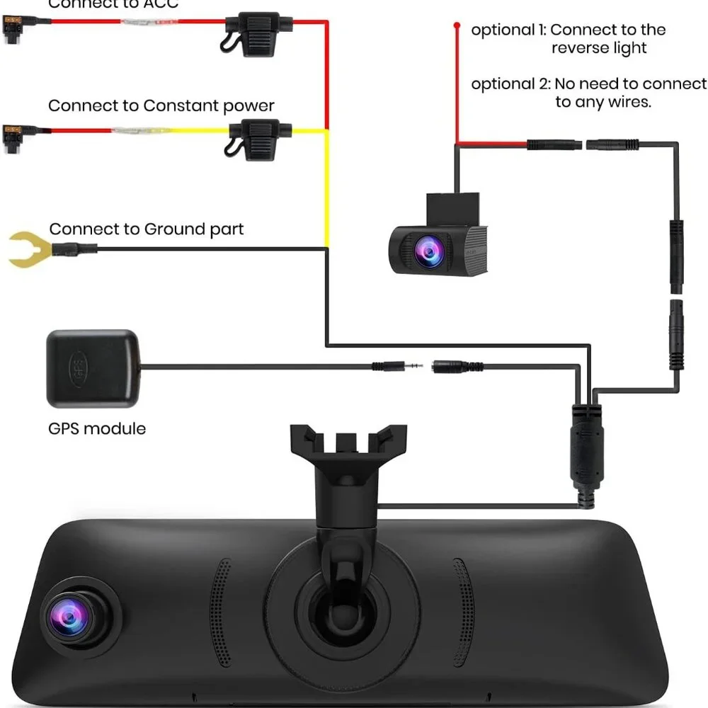 New Auto-Vox Mirror Dash Cam **Not included in BOGO